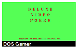 Deluxe Video Poker DOS Game