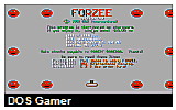 Forzee DOS Game