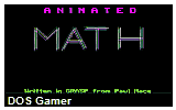 Animated Math DOS Game
