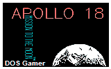Apollo 18- Mission to the Moon DOS Game