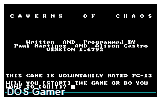 Caverns of Chaos v.16 DOS Game
