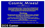 Cubics' Maze & Cosmic Mines DOS Game