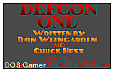 Defcon One DOS Game