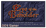 Eye of the Beholder DOS Game