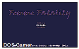 Femme Fatality DOS Game