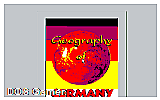 Geography of Germany DOS Game