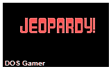 Jeopardy DOS Game