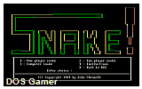 John Chenault's Snake! DOS Game