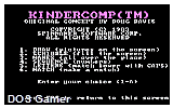 Kindercomp DOS Game