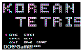 Korean Tetris DOS Game