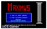 Maximus DOS Game