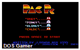 Pacman DOS Game