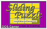 Sliding Puzzle DOS Game