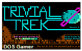 Trivial Trek DOS Game