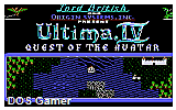 Ultima IV- Quest of the Avatar DOS Game