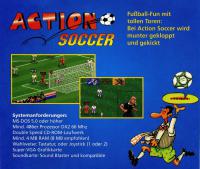 Action Soccer Box Artwork Rear