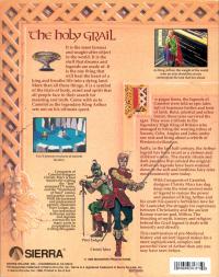 Conquests of Camelot- The Search for the Grail Box Artwork Rear
