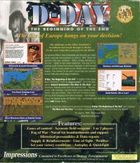 D-Day- The Beginning of the End Box Artwork Rear