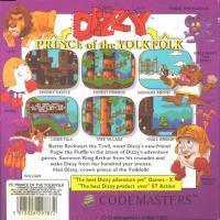 Dizzy- Prince of the Yolkfolk Box Artwork Rear