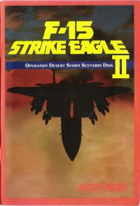F-15 Strike Eagle II- Operation Desert Storm Scenario Disk Box Artwork Front