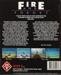 Fire and Forget Box Artwork Rear