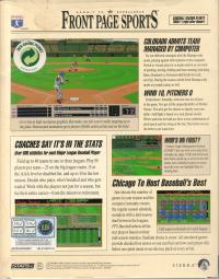 Front Page Sports- Baseball 94 Box Artwork Rear