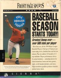 Front Page Sports- Baseball 94 Box Artwork Front