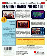 Headline Harry and The Great Paper Race Box Artwork Rear
