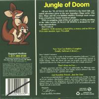 Hugo III, Jungle of Doom! Box Artwork Rear