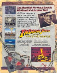 Indiana Jones and the Fate of Atlantis Box Artwork Rear