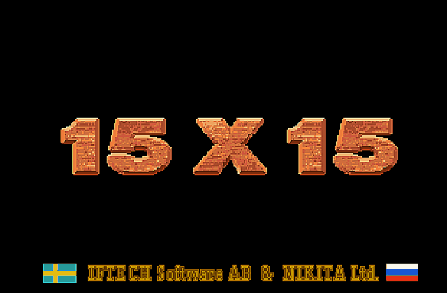 15x15 Picture Puzzle DOS Game