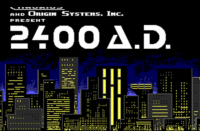 2400 A.D. DOS Game