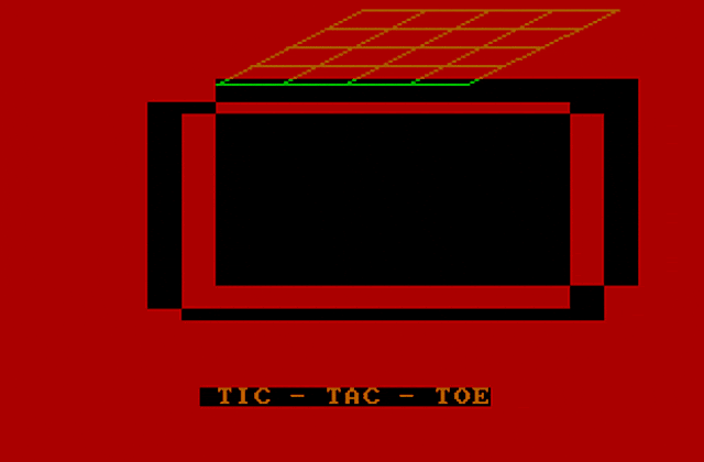 3D Tic-Tac-Toe DOS Game