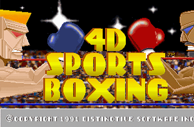 4D Sports - Boxing DOS Game