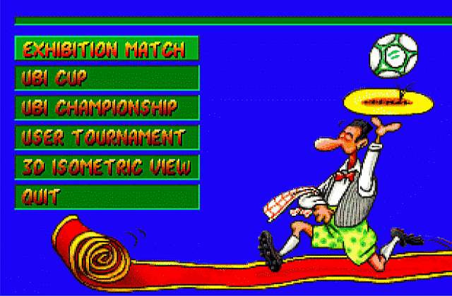 Action Soccer DOS Game