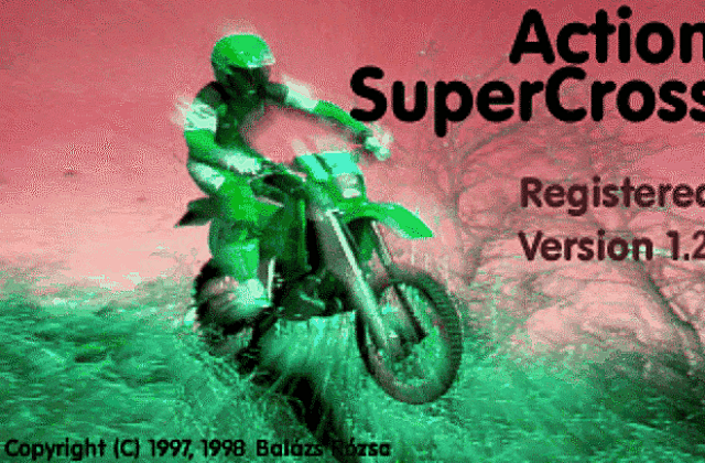 Action SuperCross DOS Game
