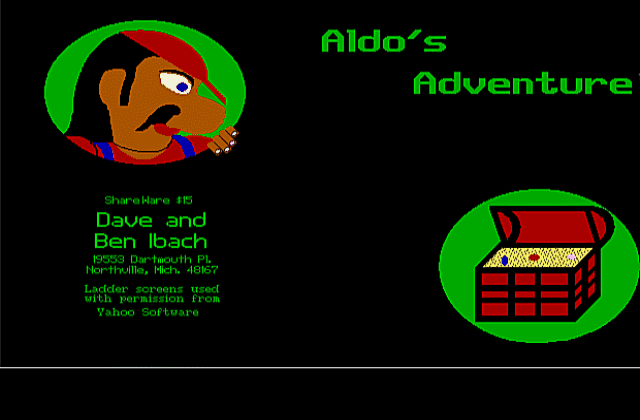 Aldo's Adventure DOS Game