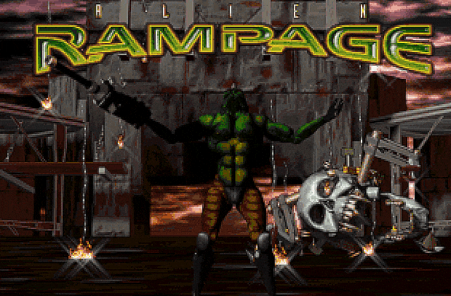 Alien Rampage DOS Game