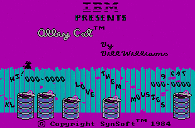 Alley Cat DOS Game