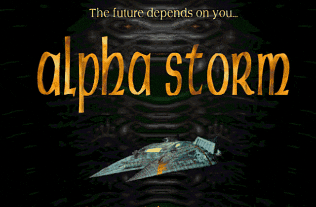 Alpha Storm DOS Game