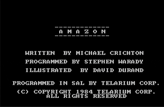 Amazon DOS Game