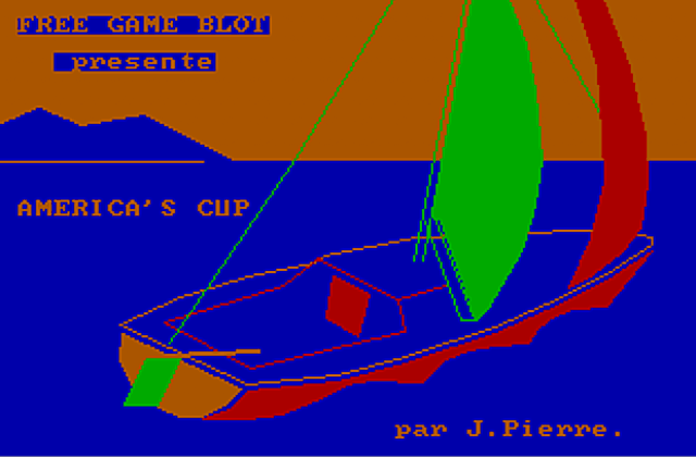 America's cup DOS Game