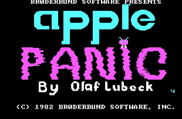 Apple Panic DOS Game