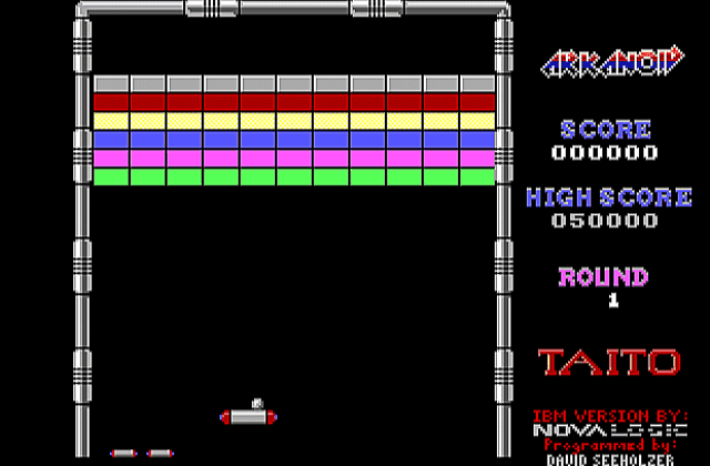 Arkanoid DOS Game