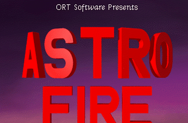 AstroFire DOS Game