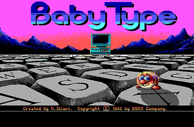 Baby Type DOS Game