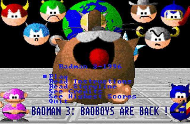 Badman III- Badboys Are Back! DOS Game