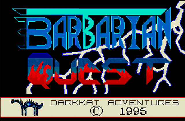 Barbarian Quest DOS Game