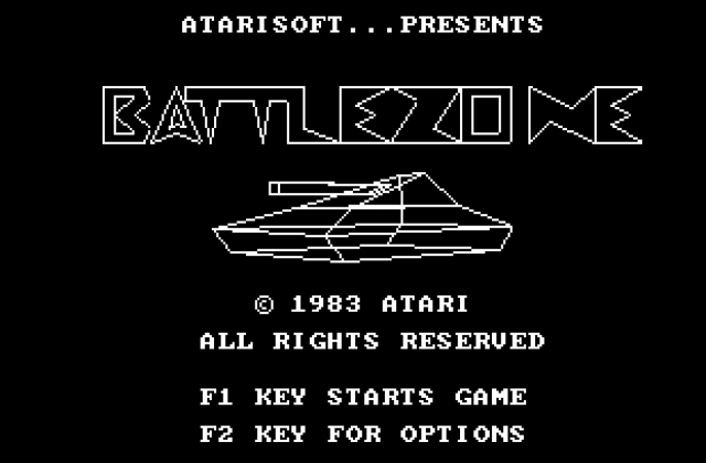 Battlezone DOS Game