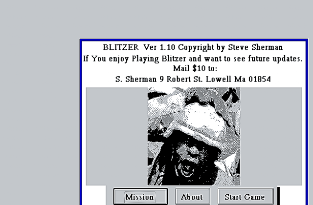 Blitzer DOS Game